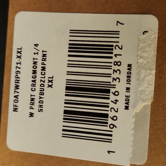 NORTH FACE Women's Cragmont Fleece 1/4 Snap Pullover XXL W-385 (45) - Picture 4 of 5